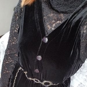 Black Velvet Dress